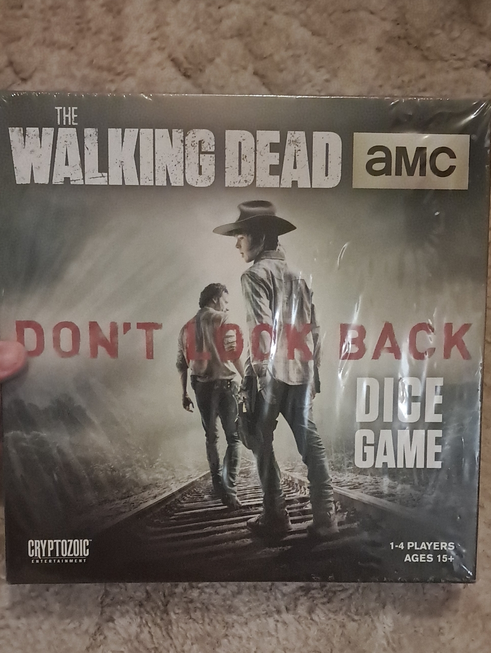 The Walking Dead Dice Game - AMC Official Edition (Gray, Black, Red Accents)